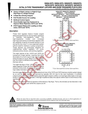 SN74LS373DW datasheet  